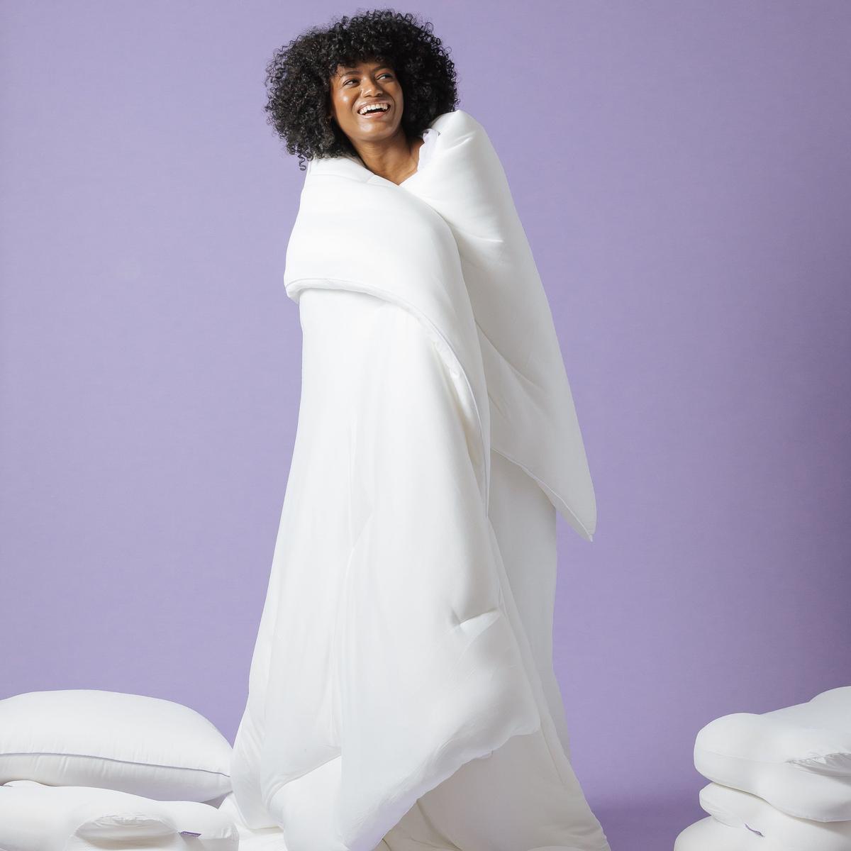Marshmallow Double-Stuffed Comforter – Ultra-Soft Heat-Adaptive Vegan Fill